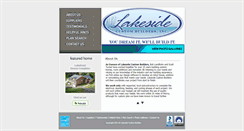 Desktop Screenshot of lakesidecustombuilders.com